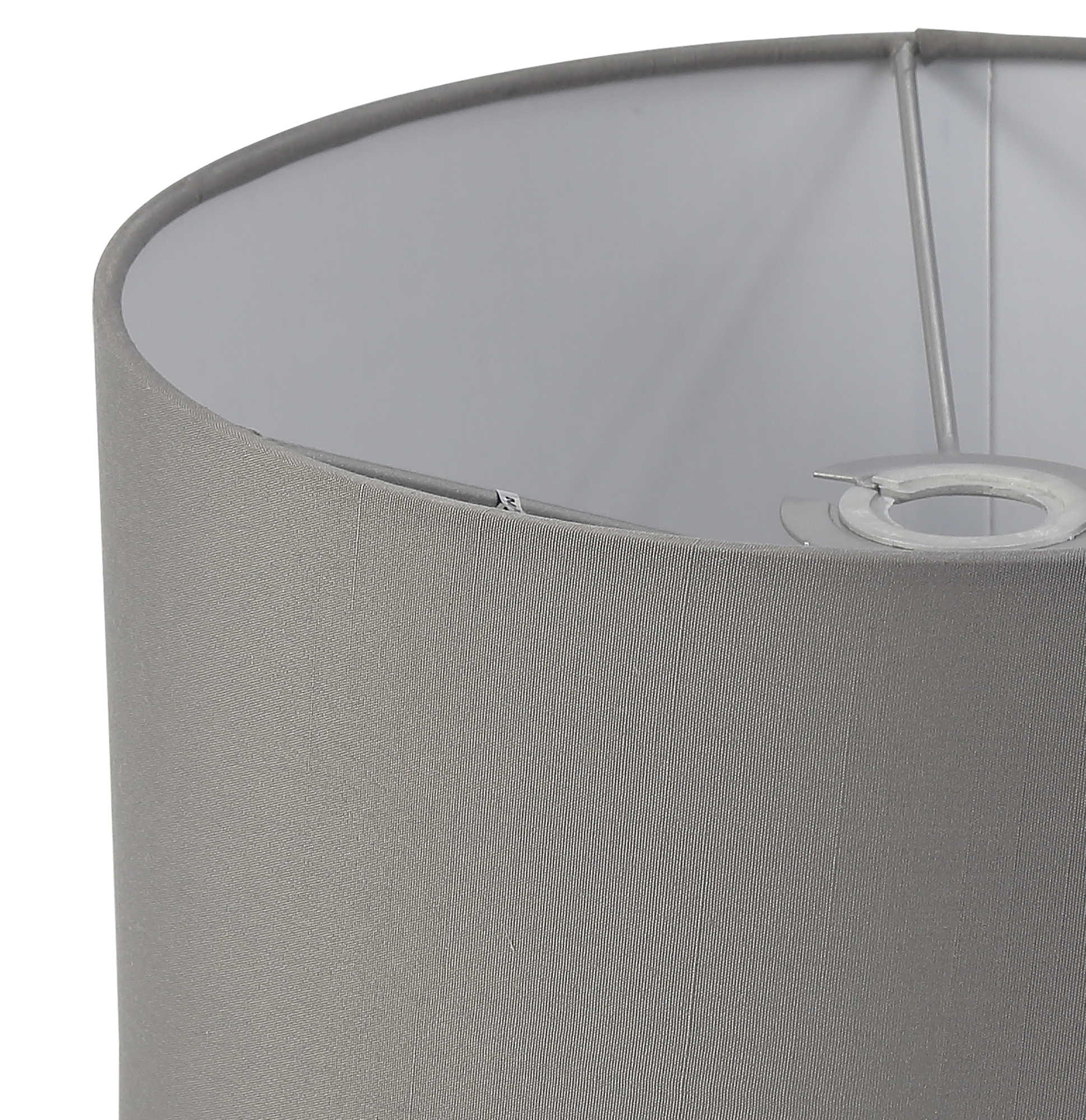 Baymont 30cm Shade 3 Light Pendant Antique Brass, Grey DK0576  Deco Baymont AB GR
